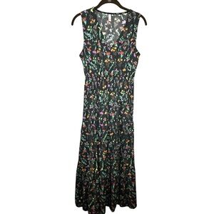 Italian Style Cotton Floral Print Dress